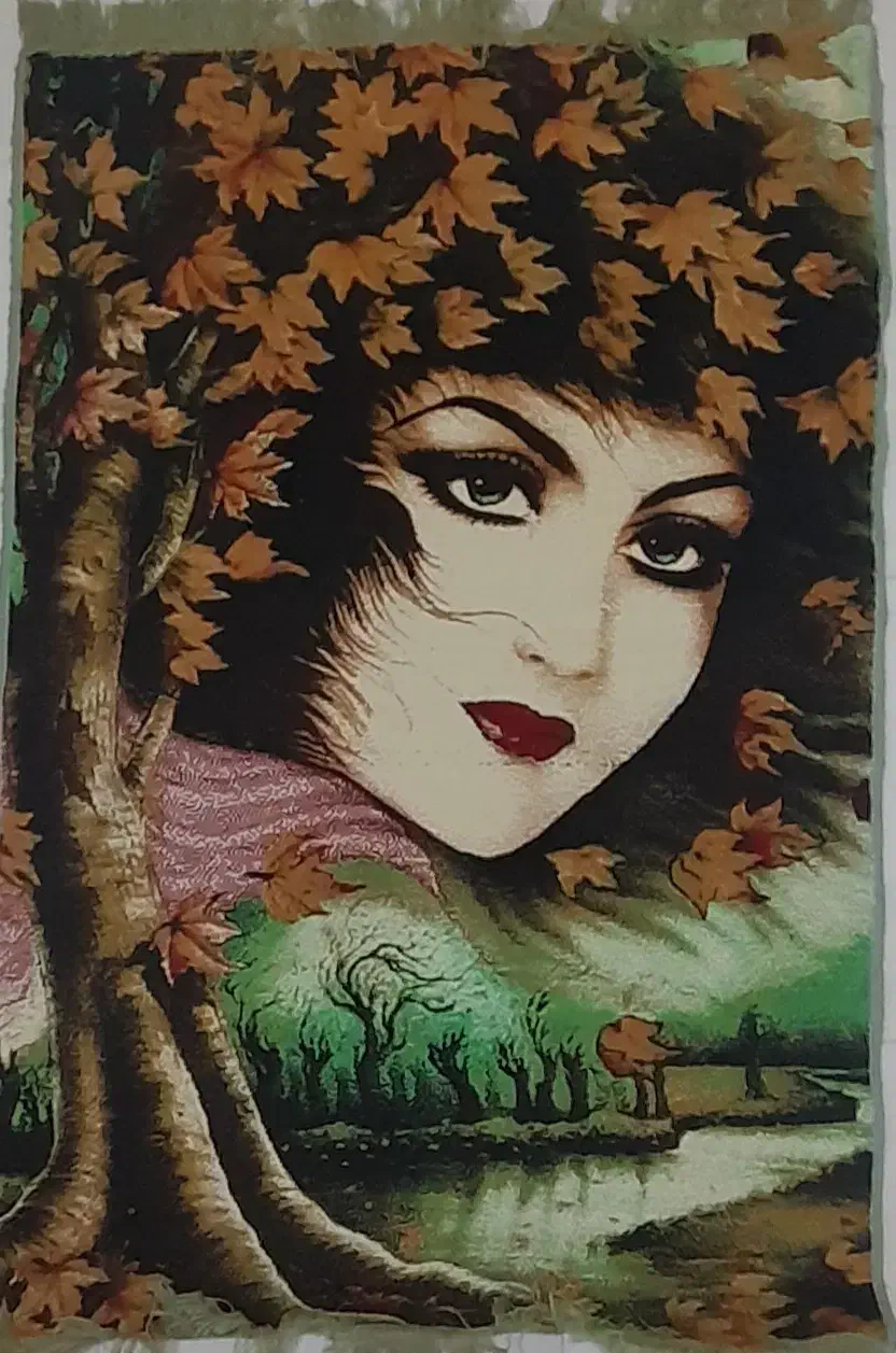 تابلو فرش * درحد نو بسیار زیبا برای اتاق|تابلو فرش|مشهد, گلبرگ|دیوار