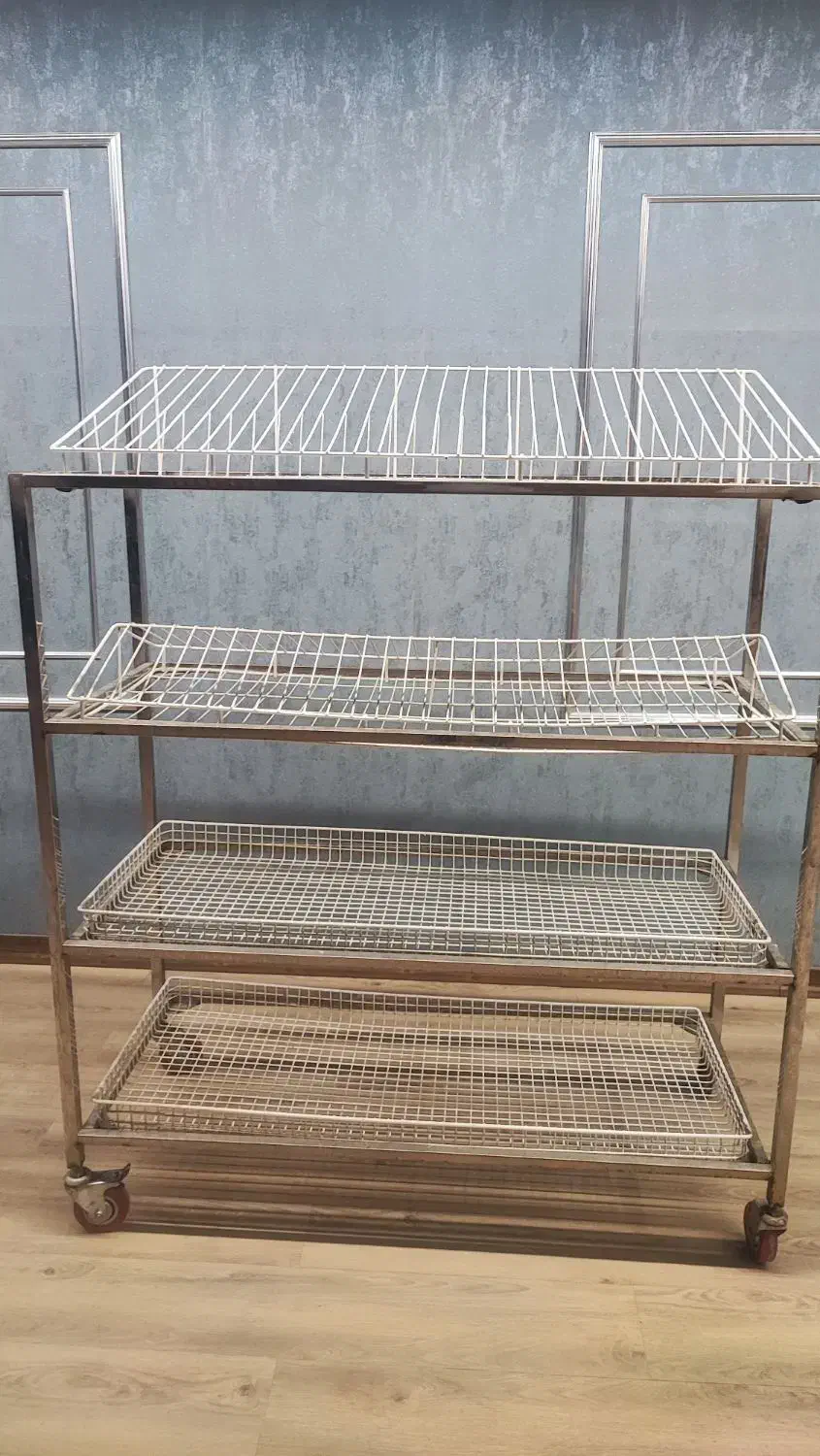 آبچکان ایستاده ۴ طبقه چرخ دار بسیار تمییز|آبچکان و نظمدهنده ظروف|فردیس, قریشی|دیوار