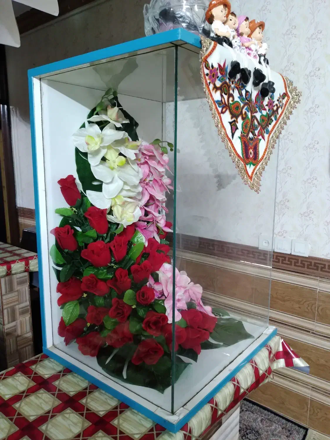 باکس گل رز|گل مصنوعی|کرمان, |دیوار