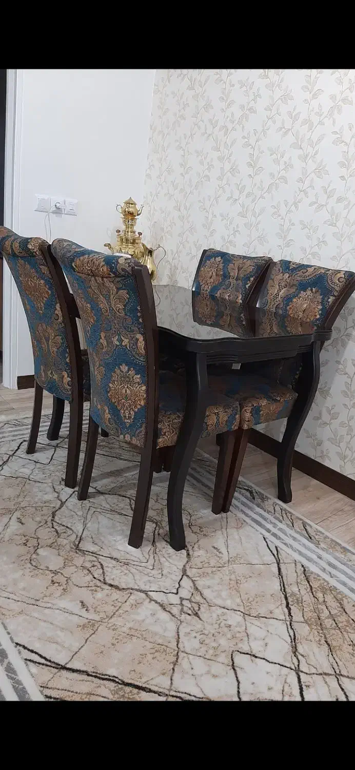 سرویس مبل وغذاخوری و آینه شمعدون|مبلمان خانگی و میز عسلی|شهریار, شهرک امیریه|دیوار