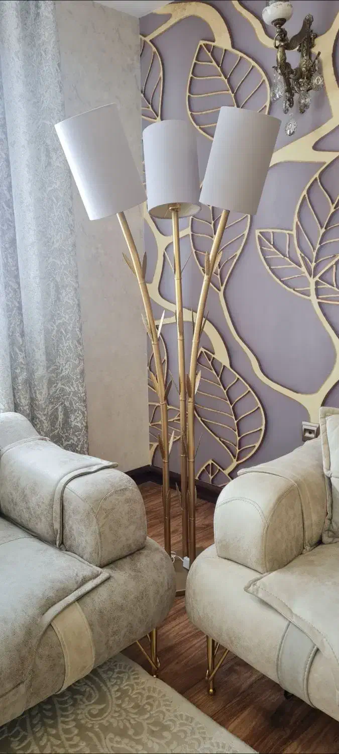 آباژور ۳ شاخه|چراغ خواب و آباژور|گرگان, |دیوار