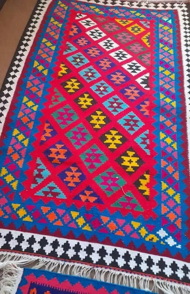 گلیم کاموایی و پشمی|گلیم، جاجیم، گبه|شیراز, حومه شیراز|دیوار