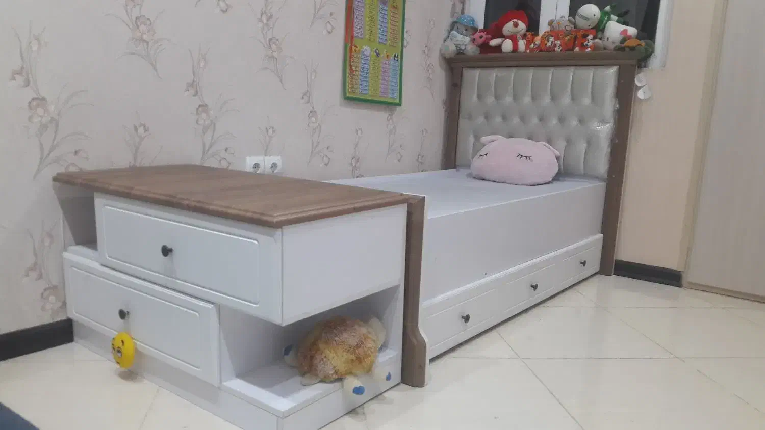 تخت خواب نوزادتاکودکی لوکس،برندآپادانا|تخت و سرویس خواب|اهواز, پادادشهر|دیوار