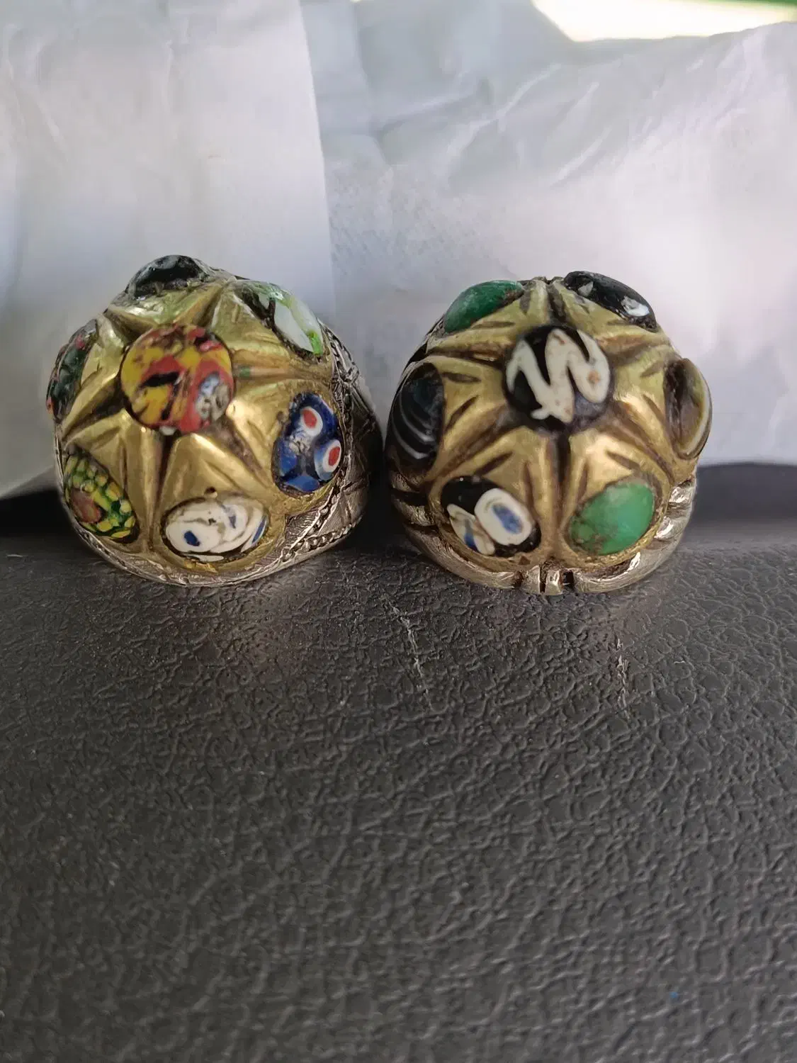 انگشتر ۷ نگین عتیقه|جواهرات|جیرفت, |دیوار