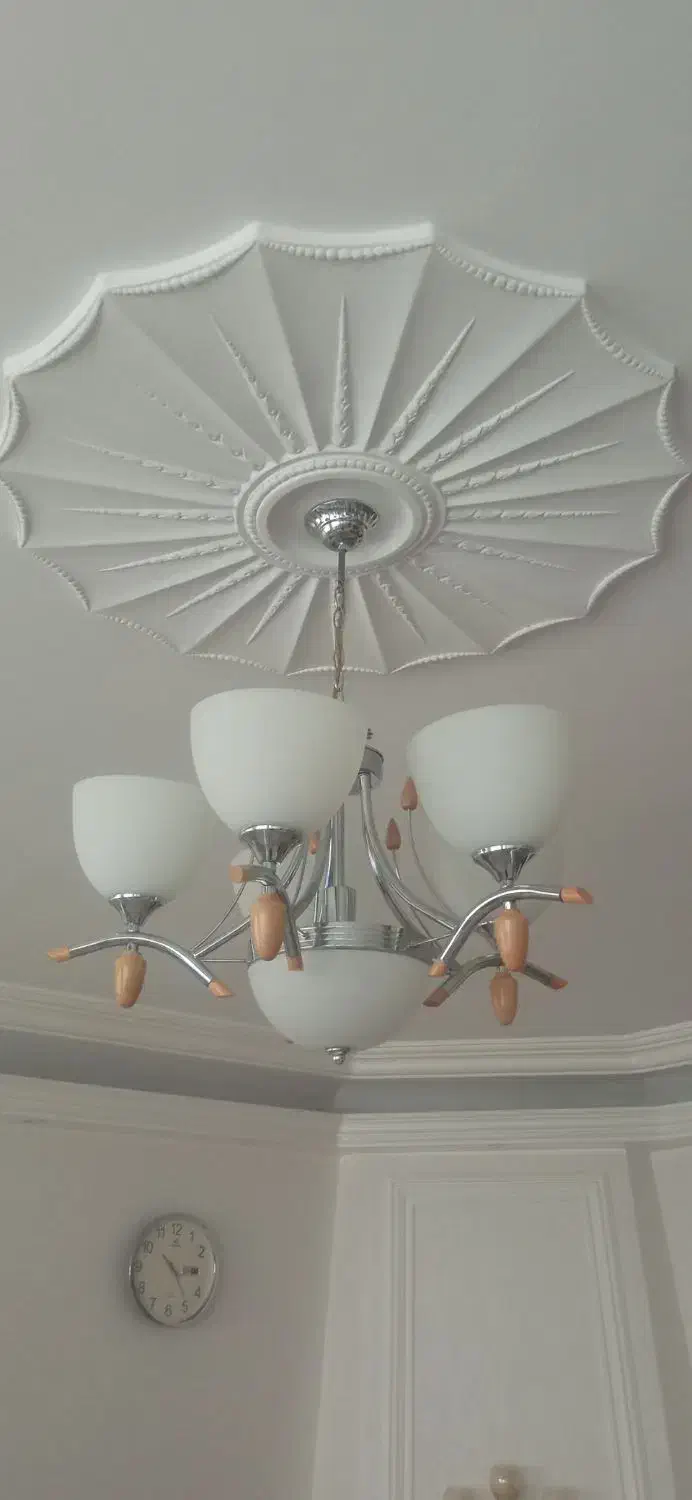 لوستر پنج شاخه|لوستر و چراغ آویز|مشهد, نیروی هوایی|دیوار