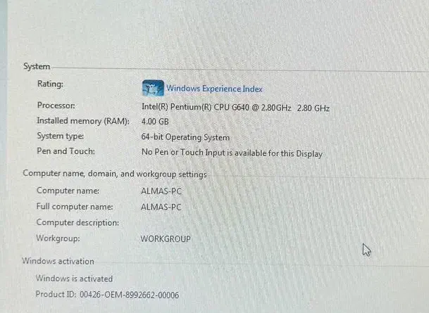 کامپیوتر کاملا نو وسالم|رایانه رومیزی|زنجان, |دیوار