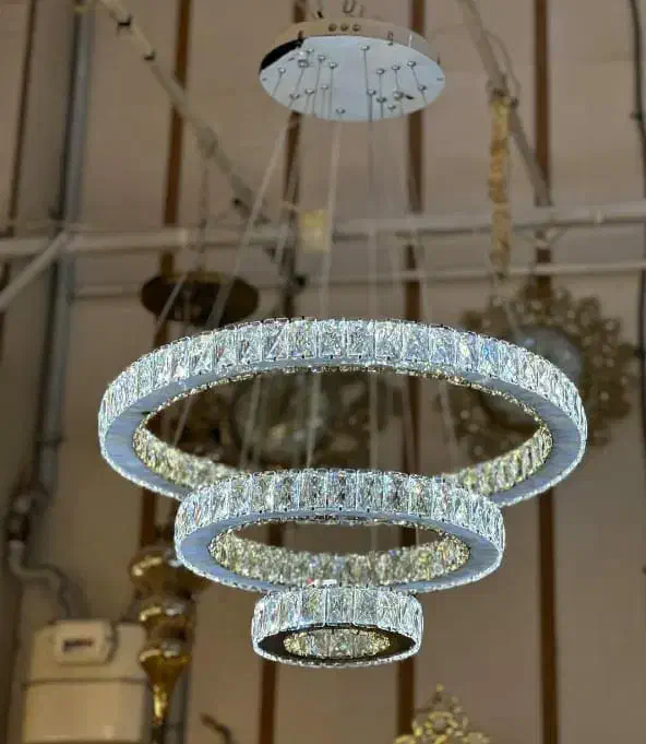 لوستر کهکشانی سه تایی سه حالته|لوستر و چراغ آویز|تبریز, |دیوار