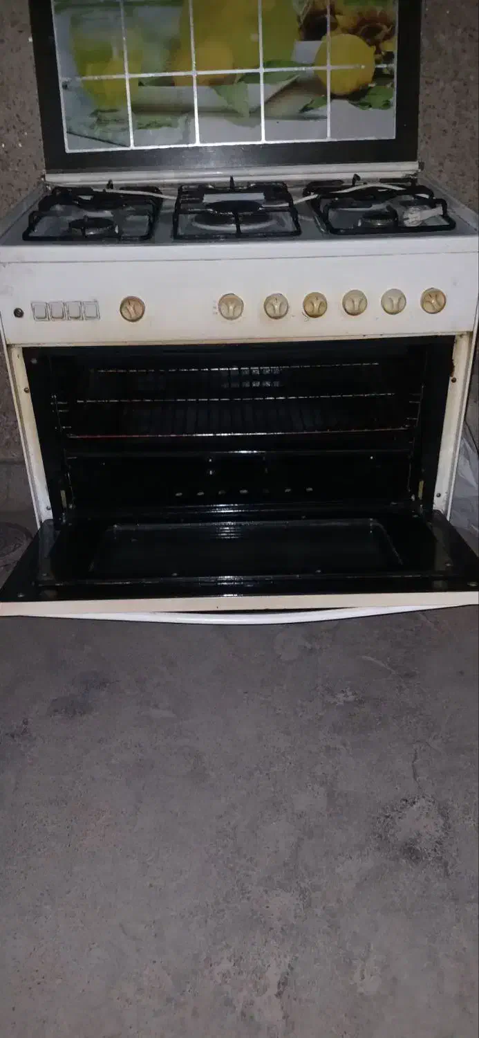 گازفردار سفید|اجاق گاز و لوازم برقی پخت‌وپز|برخوار, |دیوار