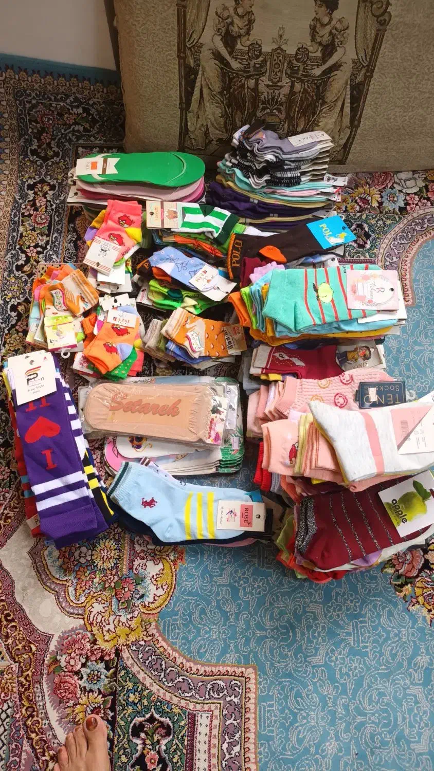 فروش عمده جوراب کش موگیره روسری کلیپس|لباس|مشهد, طلاب|دیوار