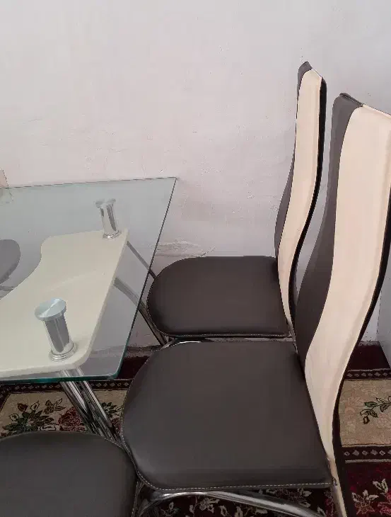 میز ناهار خوری|میز و صندلی غذاخوری|کبودرآهنگ, |دیوار