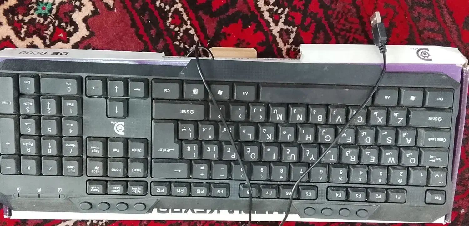 کیبورد دلتا DE920|قطعات و لوازم جانبی رایانه|پرند, فاز ۶|دیوار