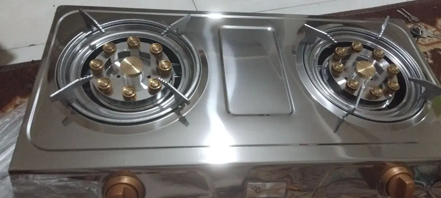 گاز استیل اصل خارجی  بفروش میرسد|اجاق گاز و لوازم برقی پخت‌وپز|قشم, |دیوار