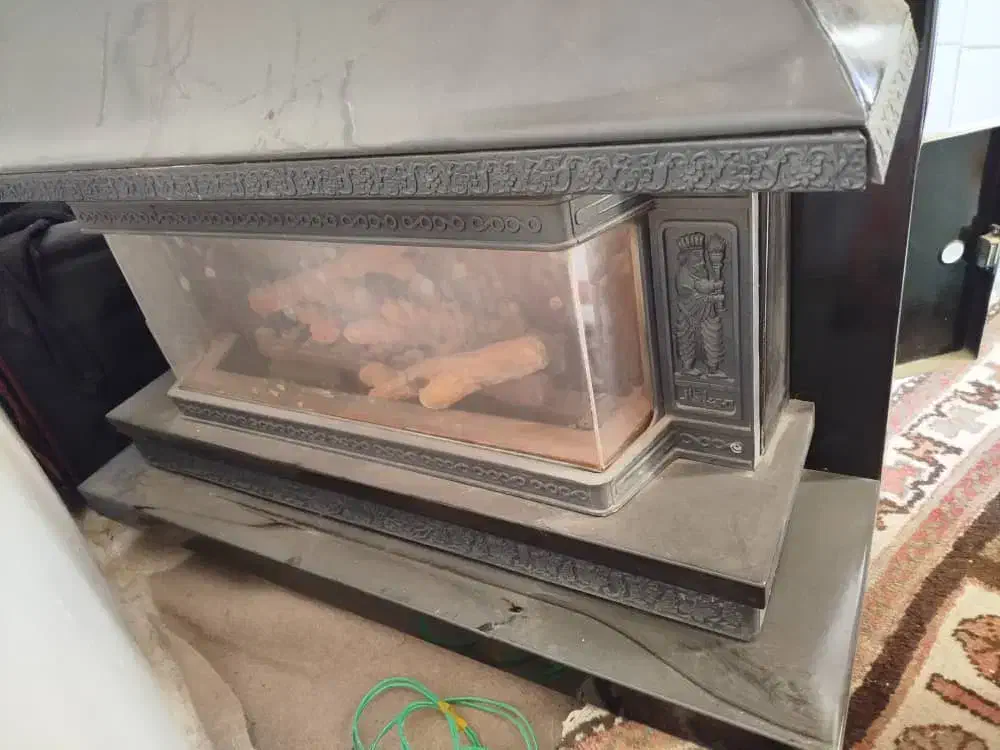 بخاری گازی طرح شومینه|بخاری، هیتر، شومینه|سمیرم, |دیوار