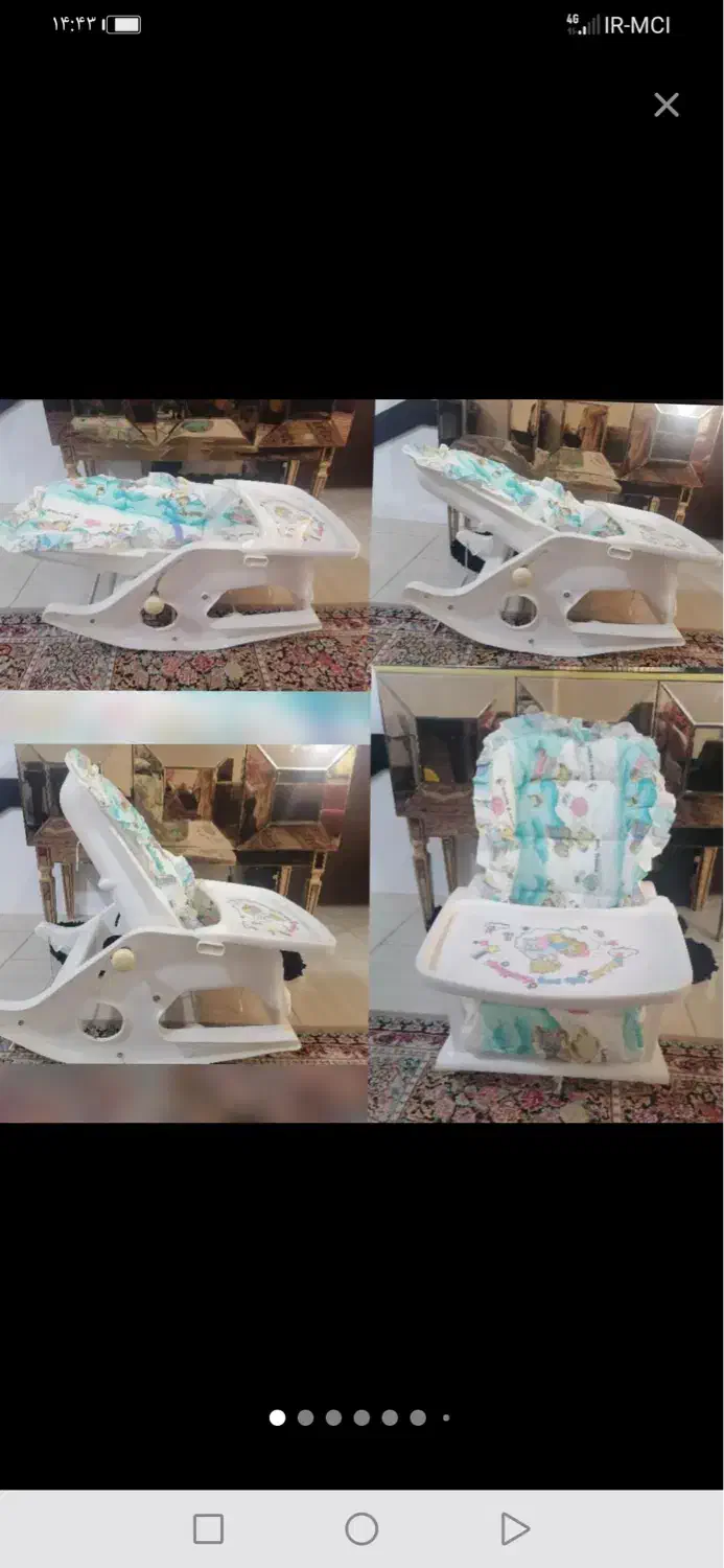 مناسب سیسمونی|اسباب و اثاث بچه|شیراز, شهرک آرین|دیوار