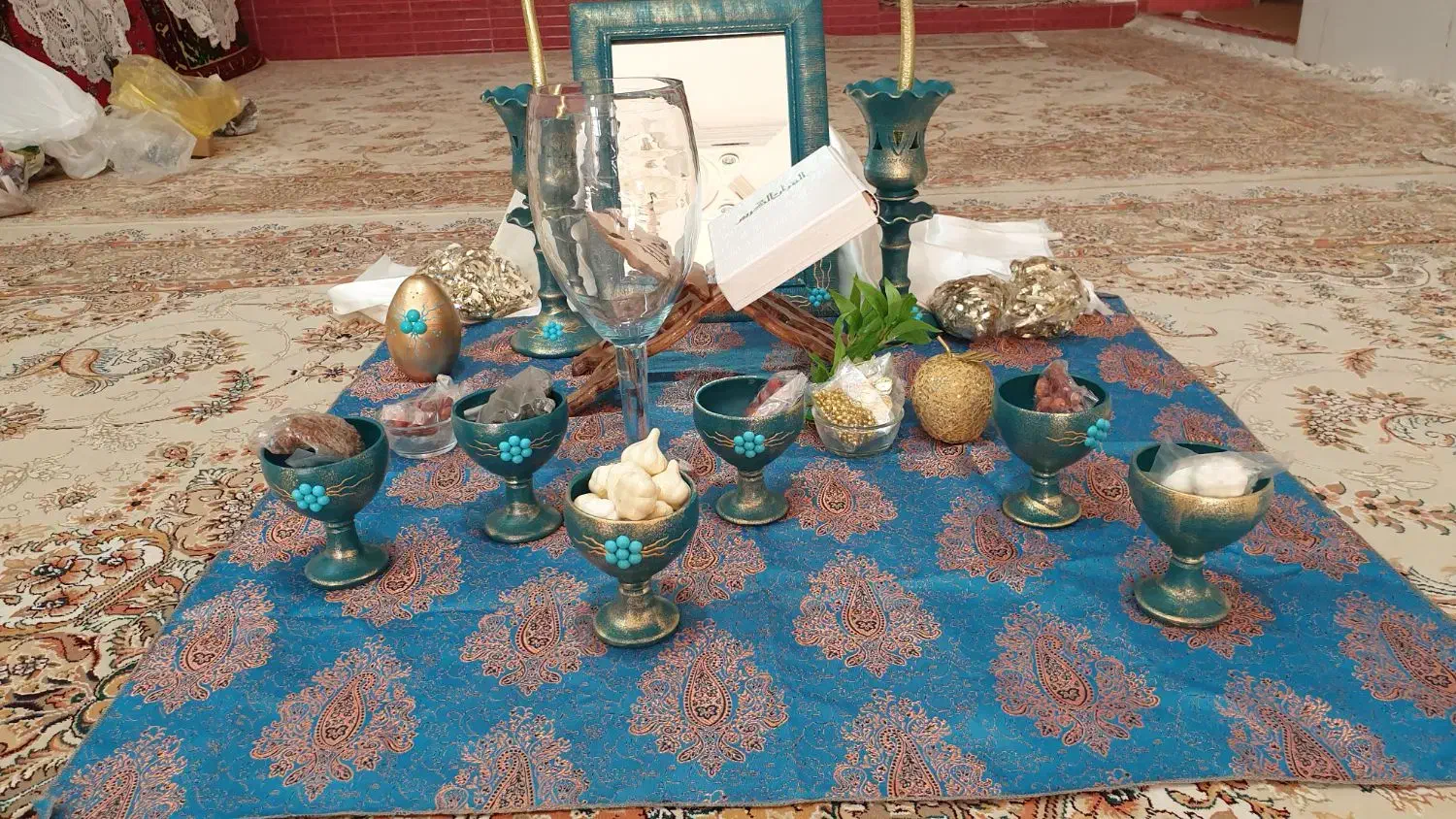 سفره هفت سین|صنایع دستی و سایر لوازم تزئینی|شیراز, میانرود|دیوار