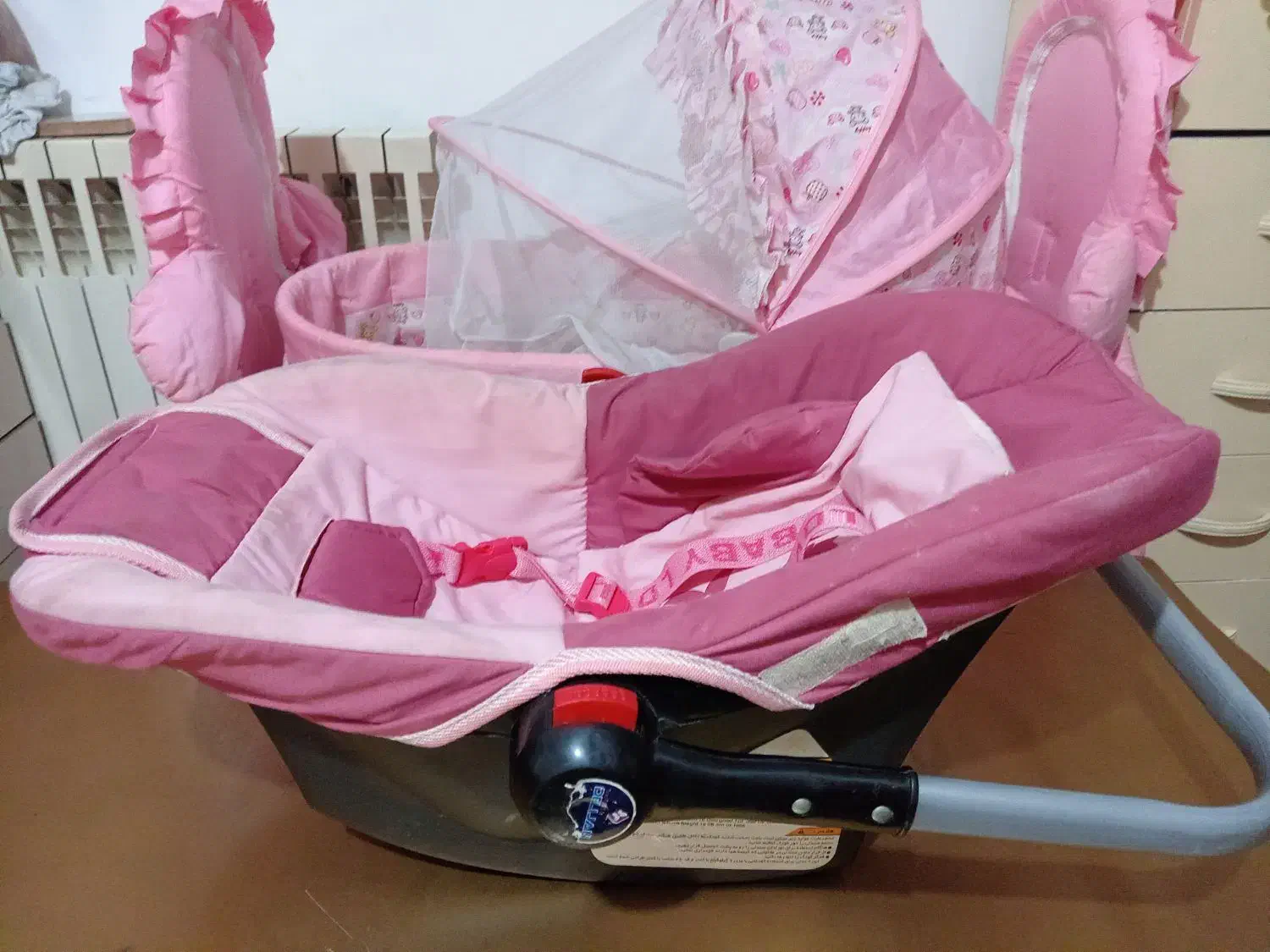 کریر صورتی|کالسکه و لوازم جانبی|بیرجند, |دیوار