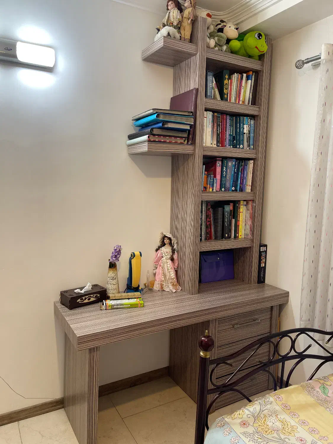 کتابخانه، دراور و میز سرهمی|میز تحریر و کامپیوتر|آمل, |دیوار