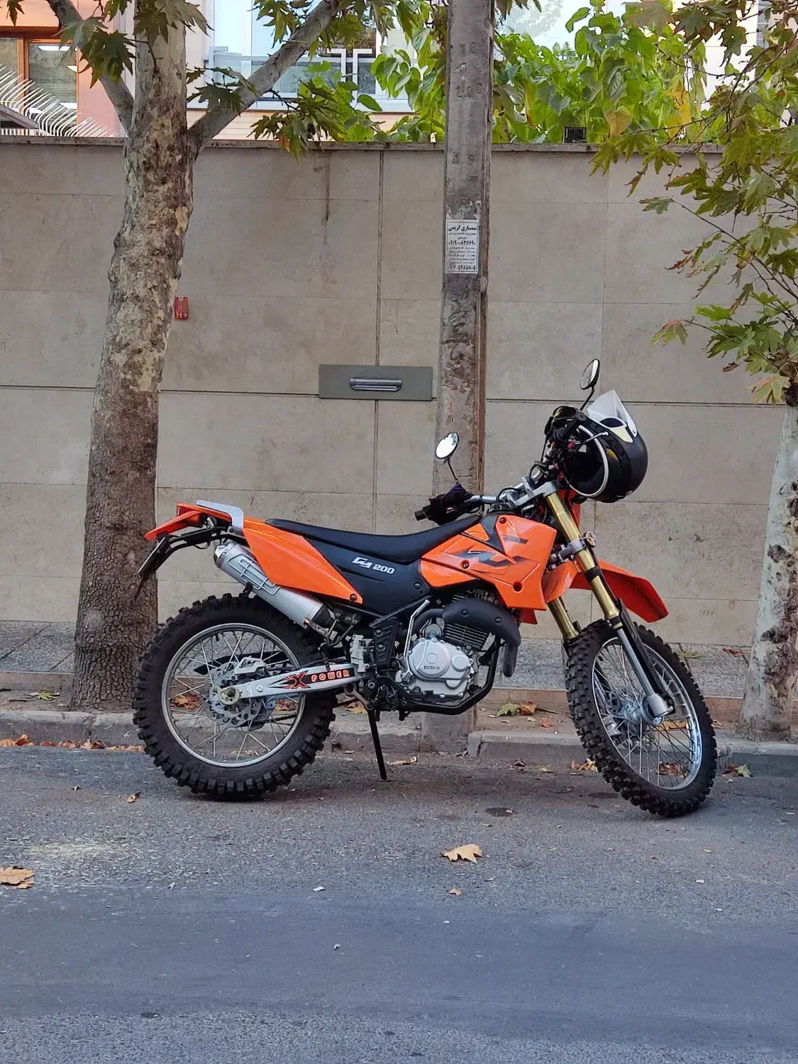 موتور سیکلت تریل بهرو ۲۰۰سی‌سی طرح KTM|موتورسیکلت|فردیس, شهرک گلها|دیوار