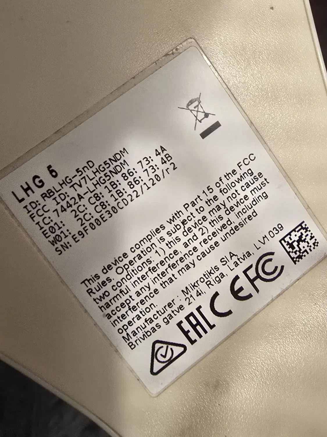 رادیو آنتن وایرلس میکروتیک مدل LHG 5|مودم و تجهیزات شبکه|زاهدان, |دیوار