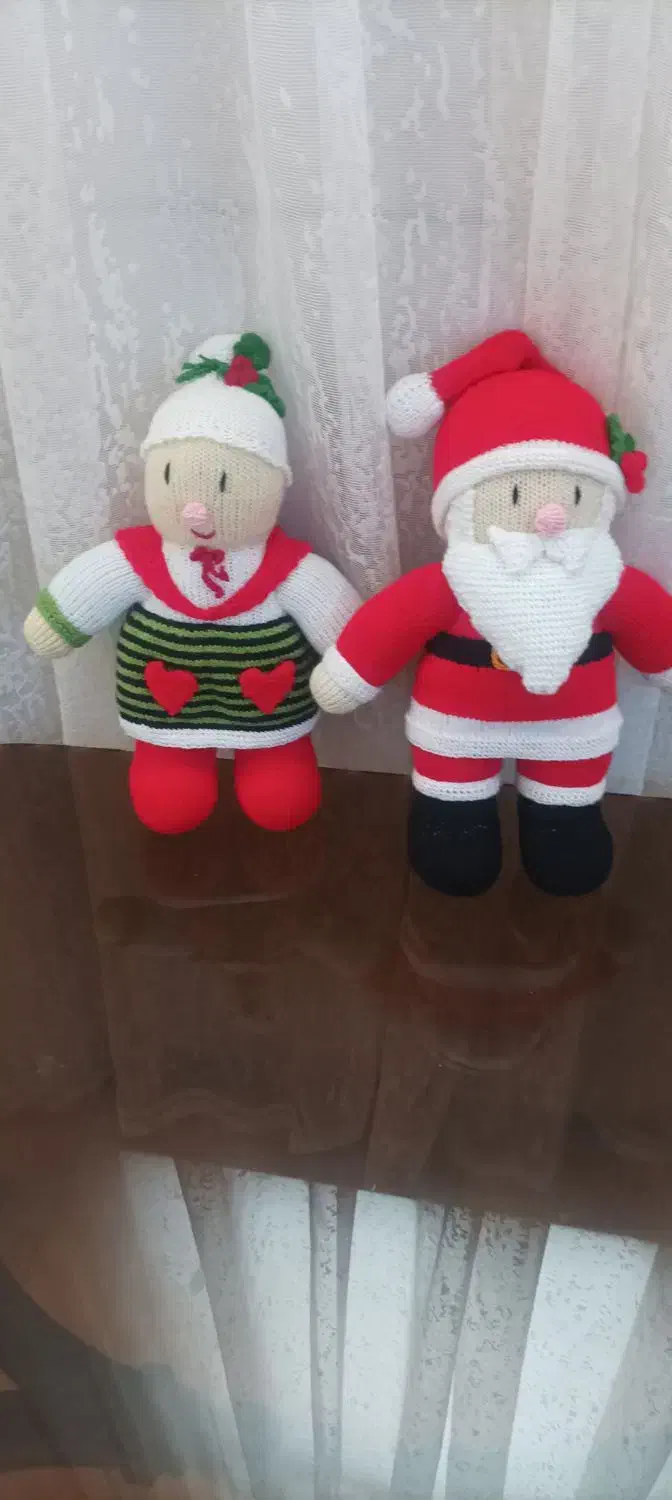 عروسک بافتنی بابا نوئل وننه سرما|اسباببازی|ساوه, |دیوار