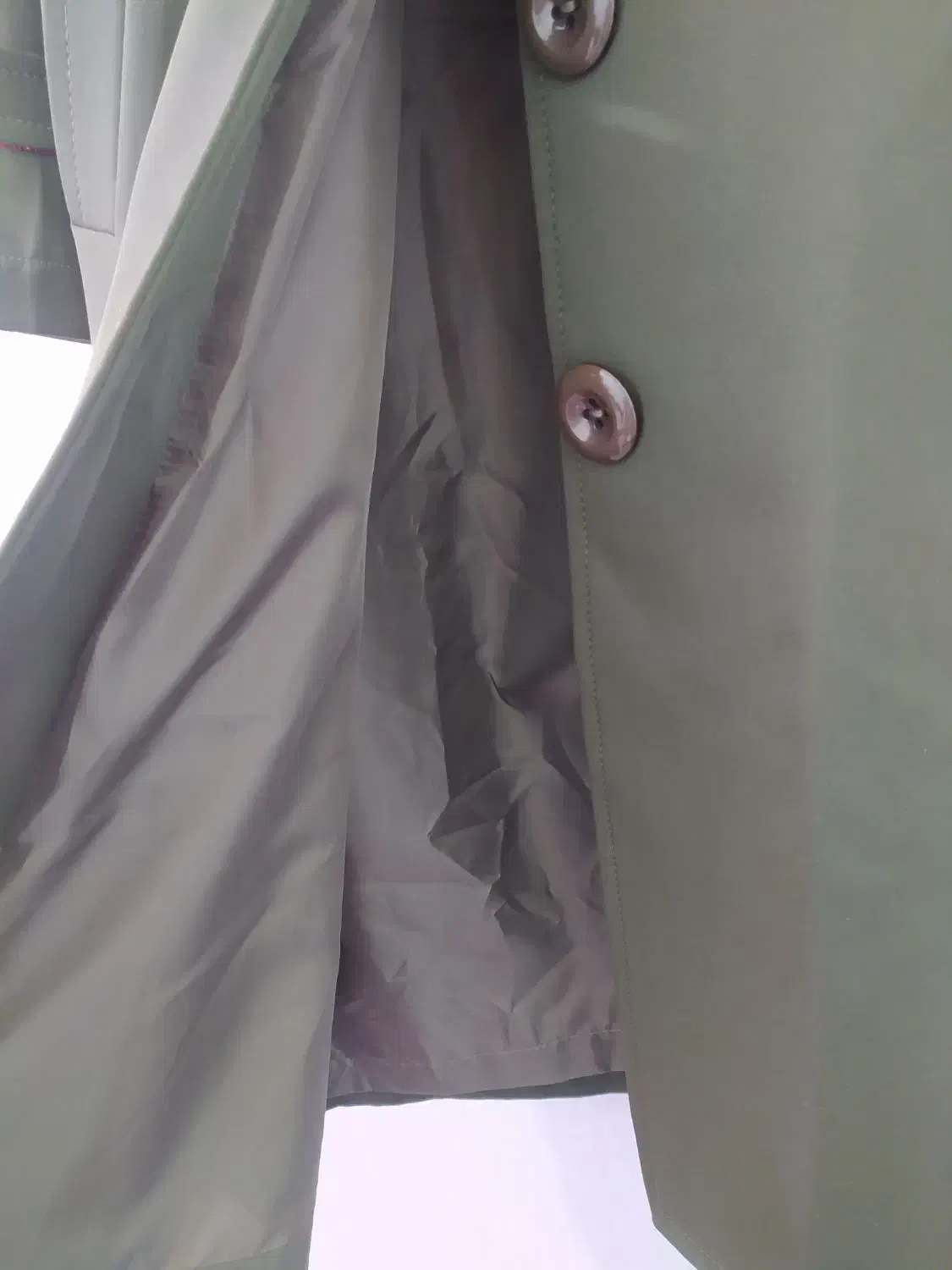 بارانی آستردار سبز|لباس|ایلام, |دیوار