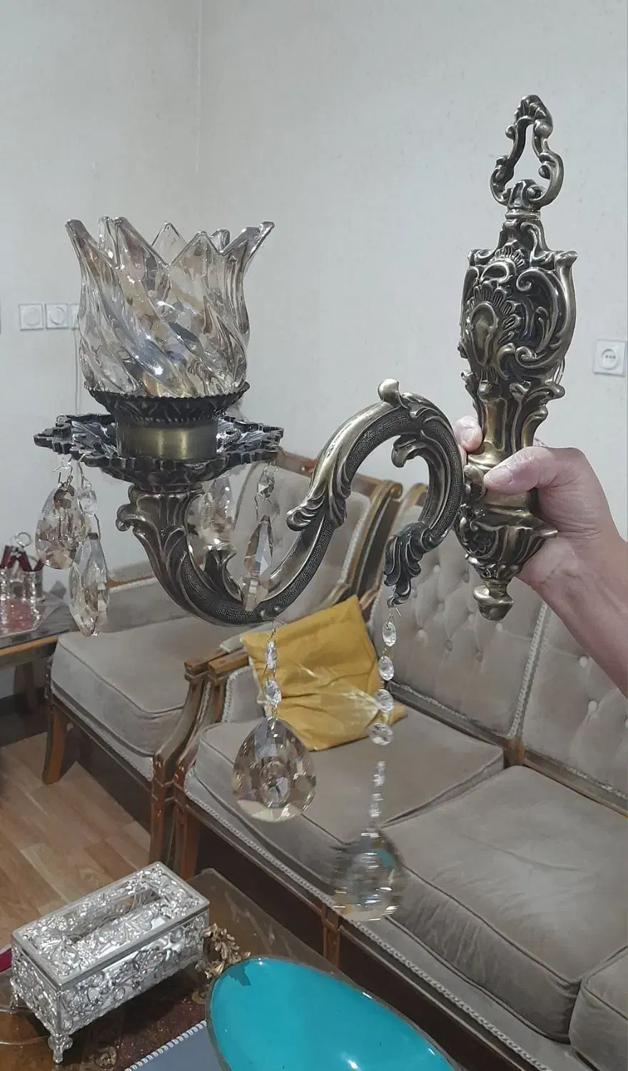 لوستر /باکری|لوستر و چراغ آویز|اردبیل, |دیوار