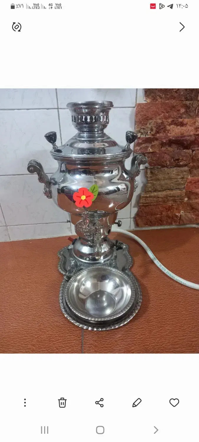 سماور۶لیتری|سماور، چای‌ساز، قهوه‌ساز|اسلام‌شهر, شهرک احمدیه|دیوار