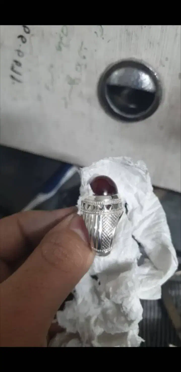 انگشتر مردانه فدیوم استاد روح‌الله قاسمی|جواهرات|بندر دیر, |دیوار