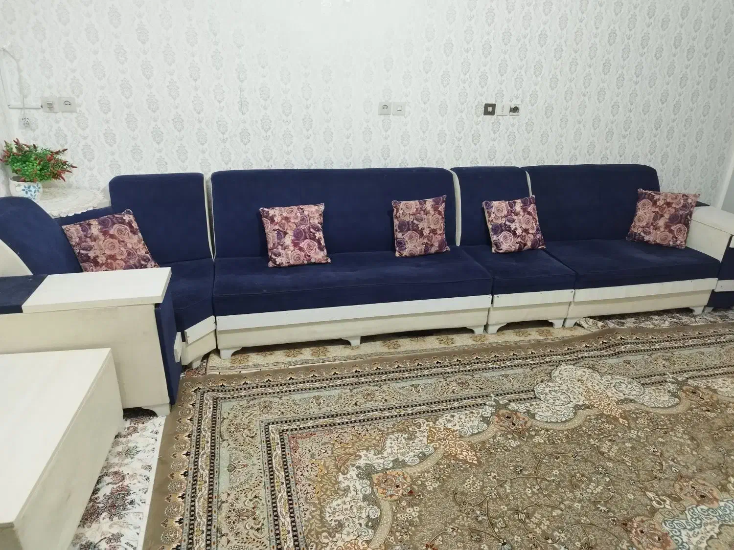 مبل راحتی ال|مبلمان خانگی و میز عسلی|قم, علی آباد سعدگان|دیوار