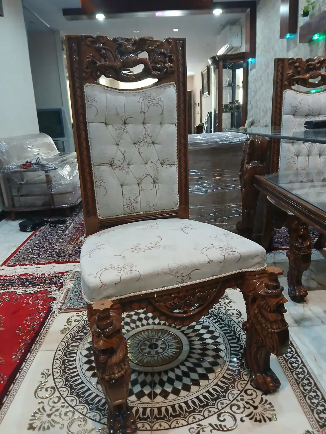 ناهار خوری عتیقه /چهار نفره|میز و صندلی غذاخوری|فردیس, فردیس|دیوار