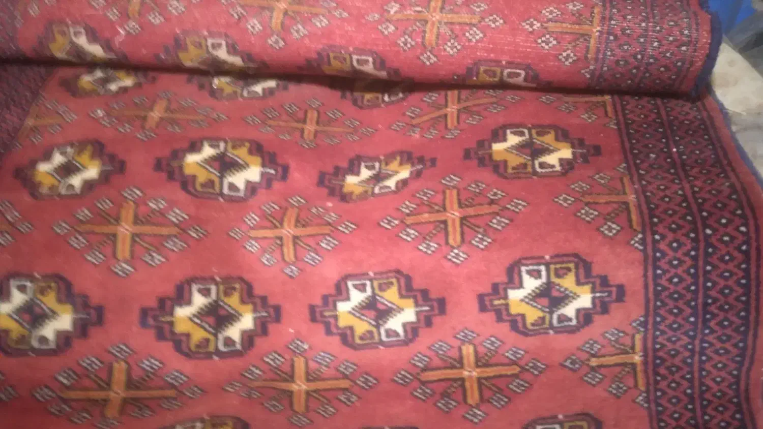 قالیچه دستباف قدیمی  ا|فرش|ورامین, ورامین|دیوار