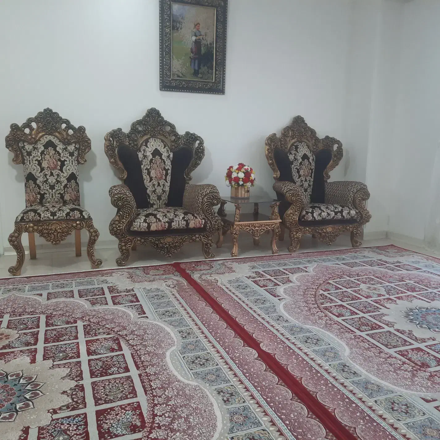 مبل ۹نفره درحدنو|مبلمان خانگی و میز عسلی|باغستان, |دیوار