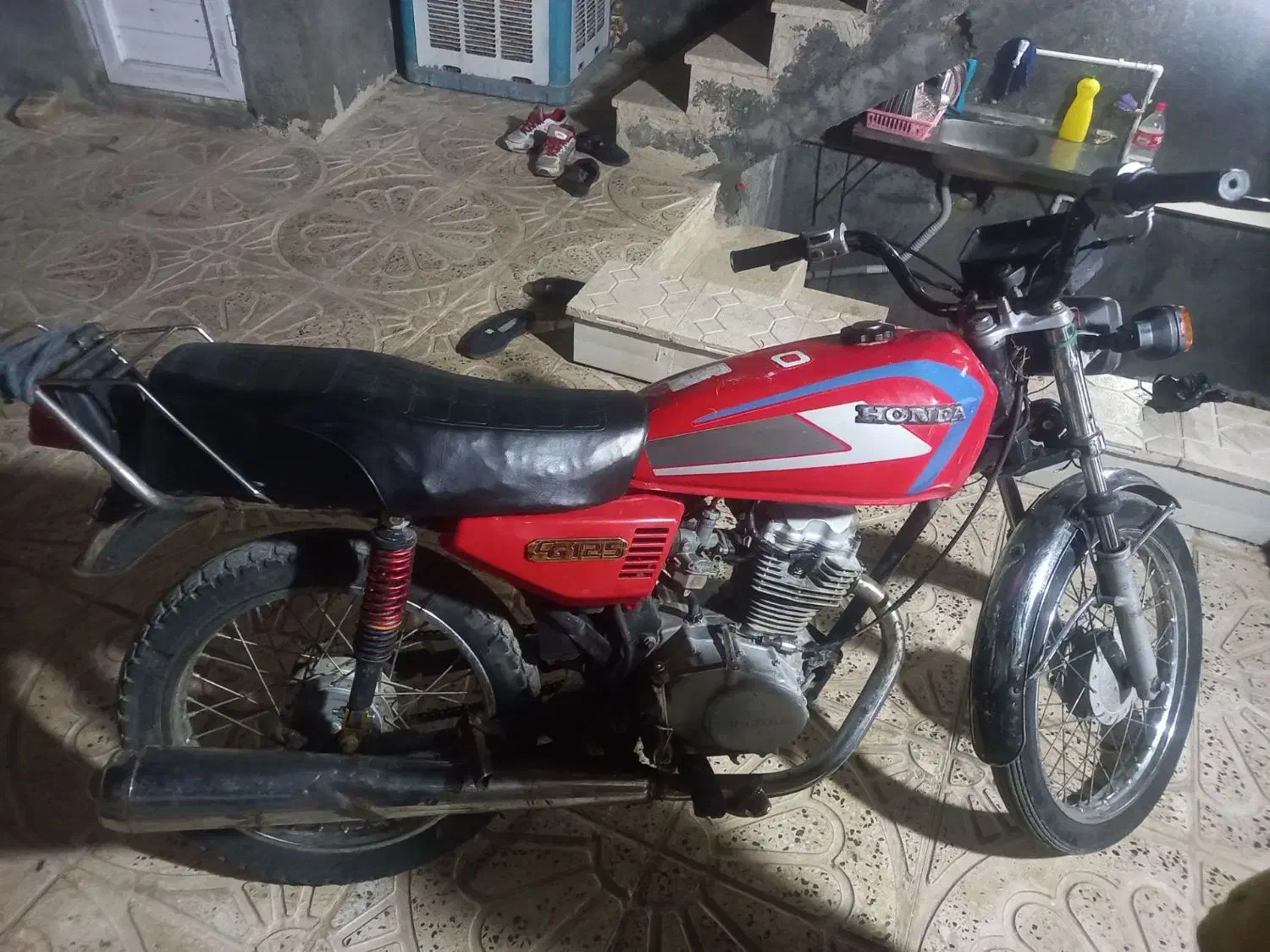 موتور تازه تعمیر مزاییده|موتورسیکلت|هرسین, |دیوار