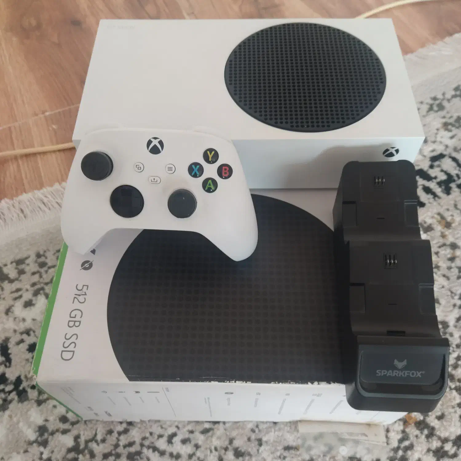 ایکس باکس سیریز اس + شارژر و باتری xbox series s|کنسول، بازی ویدئویی و آنلاین|گرگان, |دیوار