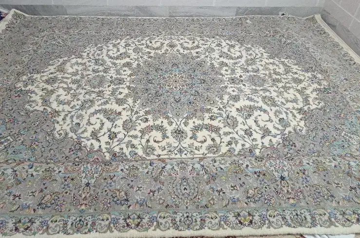 قالی 9 متری|فرش|آران و بیدگل, |دیوار