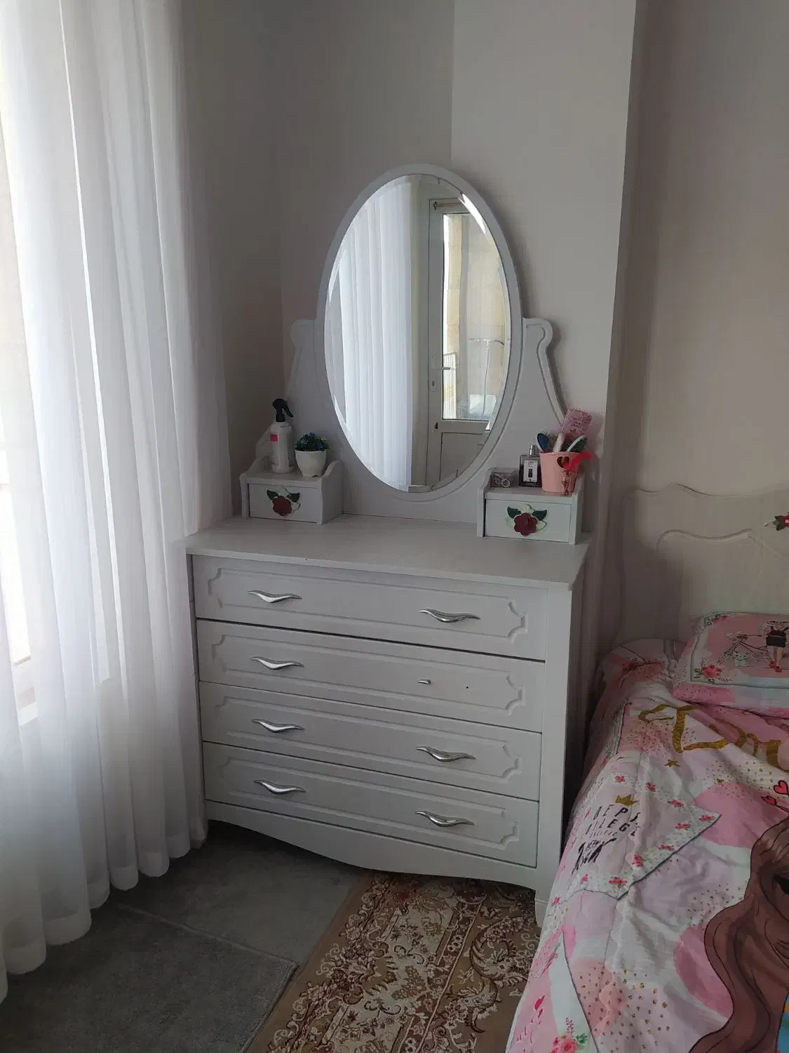 دراور شرکتی طرح گل رز بارو کش وکیوم(پاوه)|تخت و سرویس خواب|پاوه, |دیوار