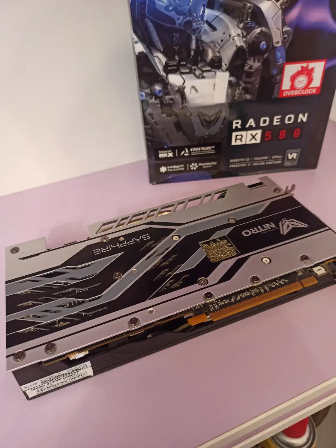 کارت گرافیک Sapphire Rx 580 8GB Nitro+|قطعات و لوازم جانبی رایانه|تبریز, |دیوار