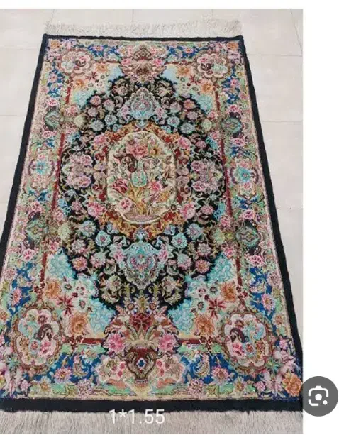 فرش نیمه کاره قالیچه|فرش|مراغه, |دیوار