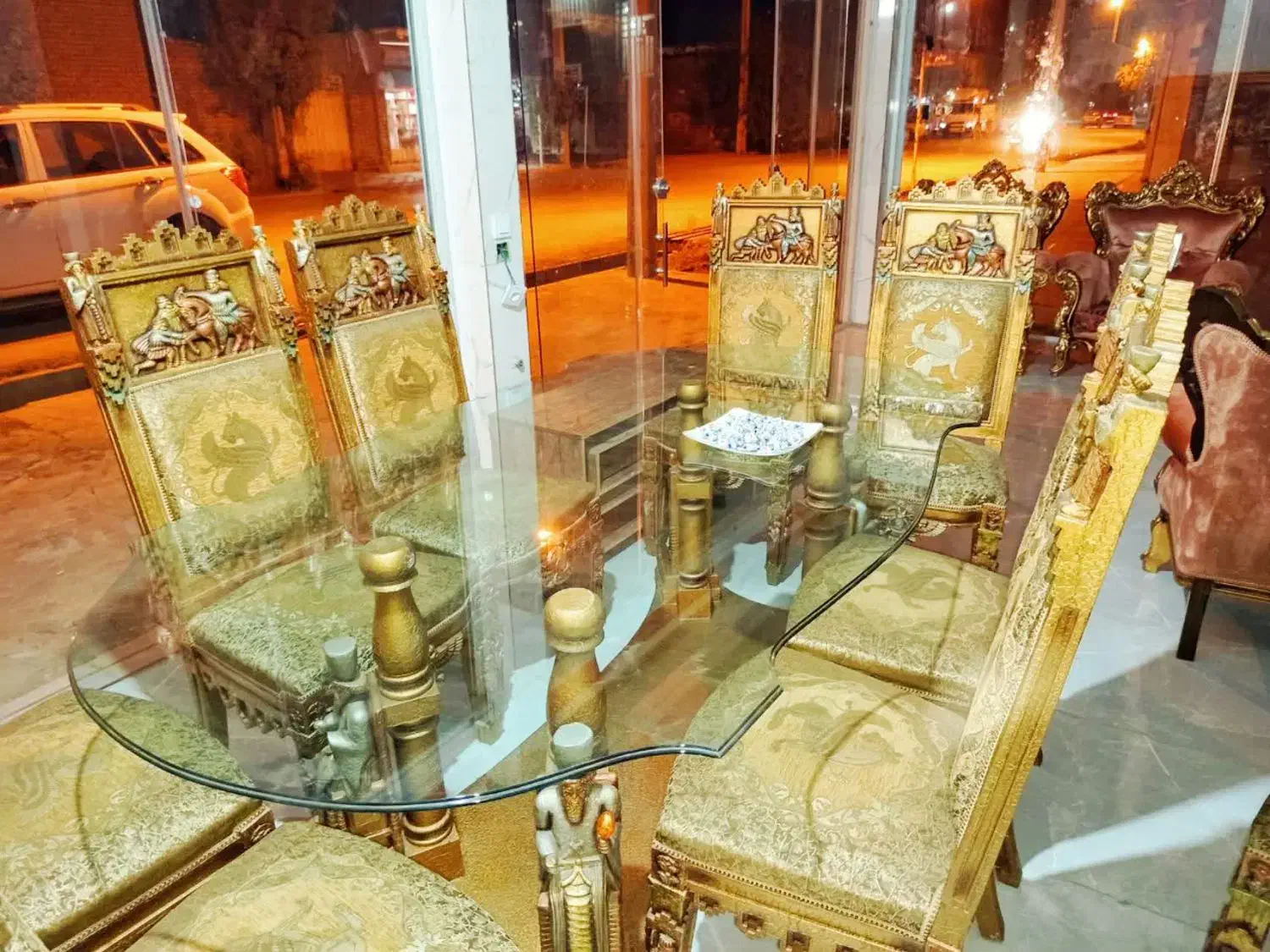 ست مبل و نهارخوری با سرویس خاب|مبلمان خانگی و میز عسلی|کوهدشت, |دیوار