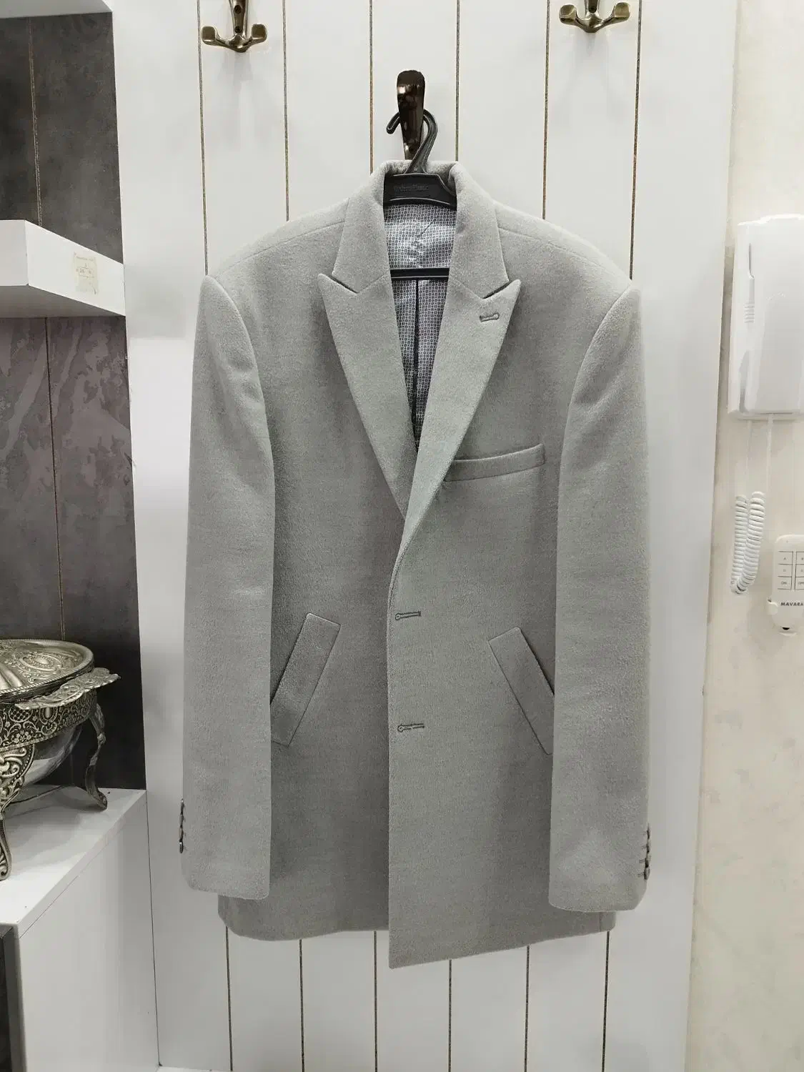 فروش پالتو طوسی ،کت وشلوار مشکی زاغ ،کت تک|لباس|مشهد, سجاد شهر|دیوار