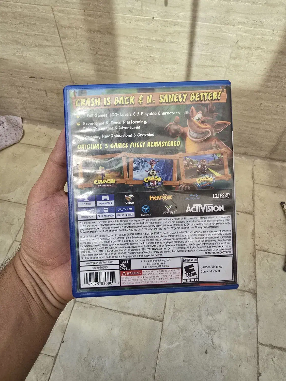 بازی PS4 Crash bandicoot|کنسول، بازی ویدئویی و آنلاین|زاهدان, |دیوار