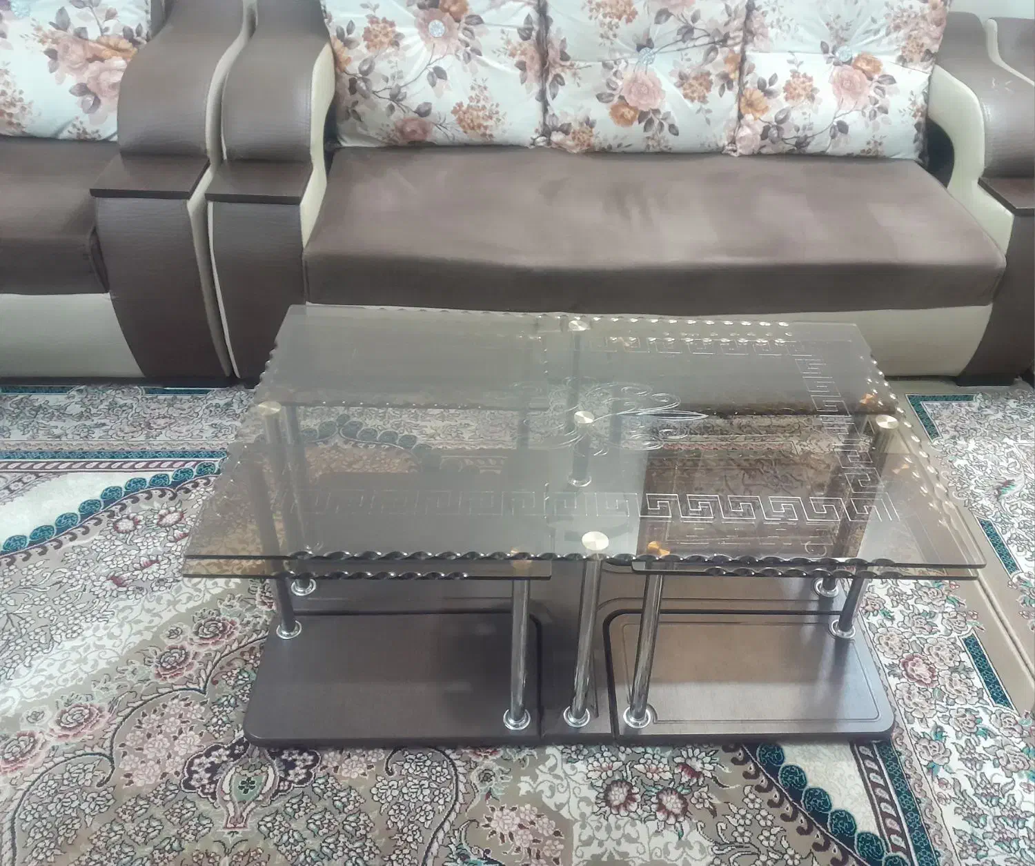 فروش دو دست مبلمان|مبلمان خانگی و میز عسلی|سمنان, |دیوار