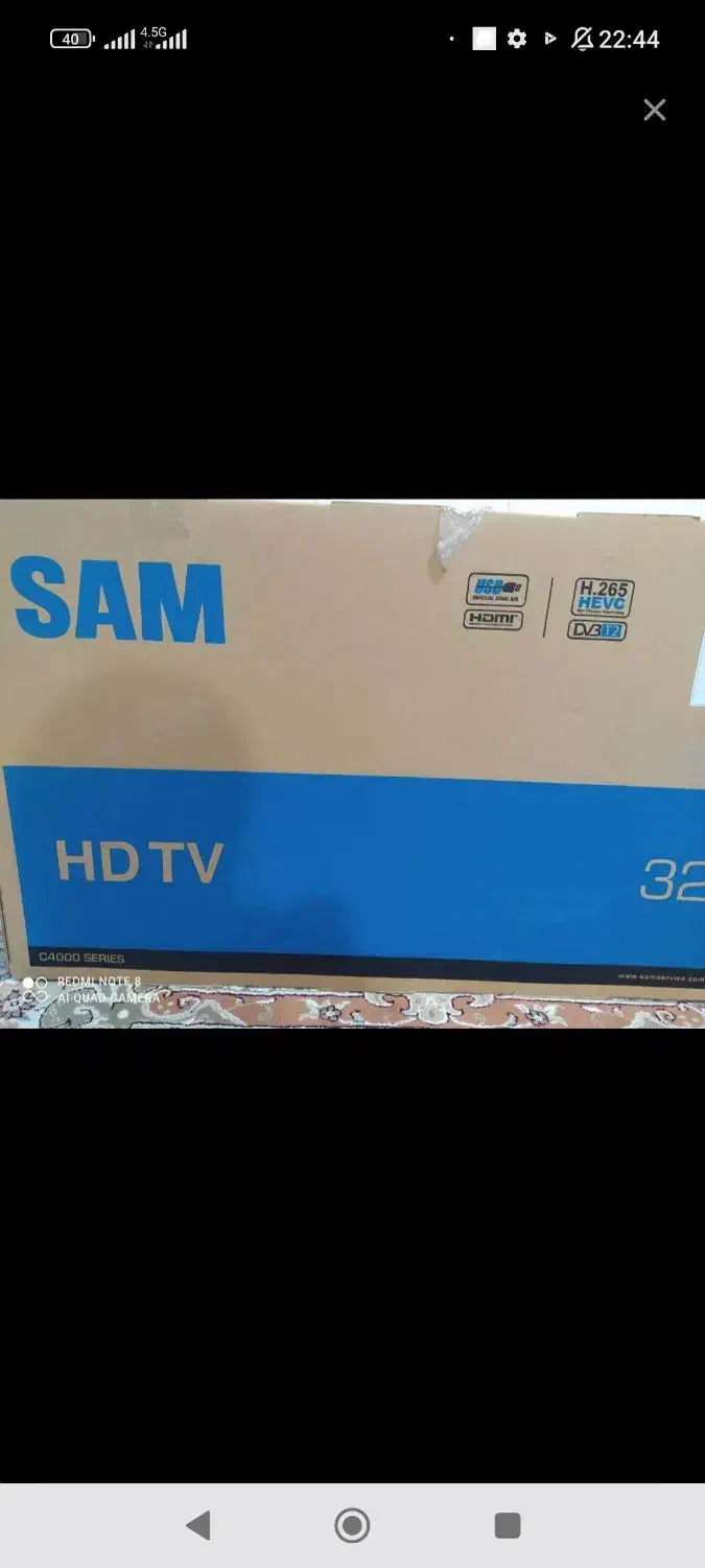 تلویزیون تازه 32اینچ سام|تلویزیون و پروژکتور|بوکان, |دیوار