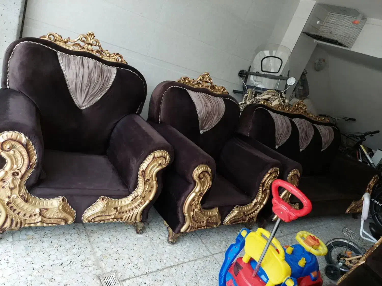 مبل ۷نفره کلاسیک|مبلمان خانگی و میز عسلی|تیران, |دیوار