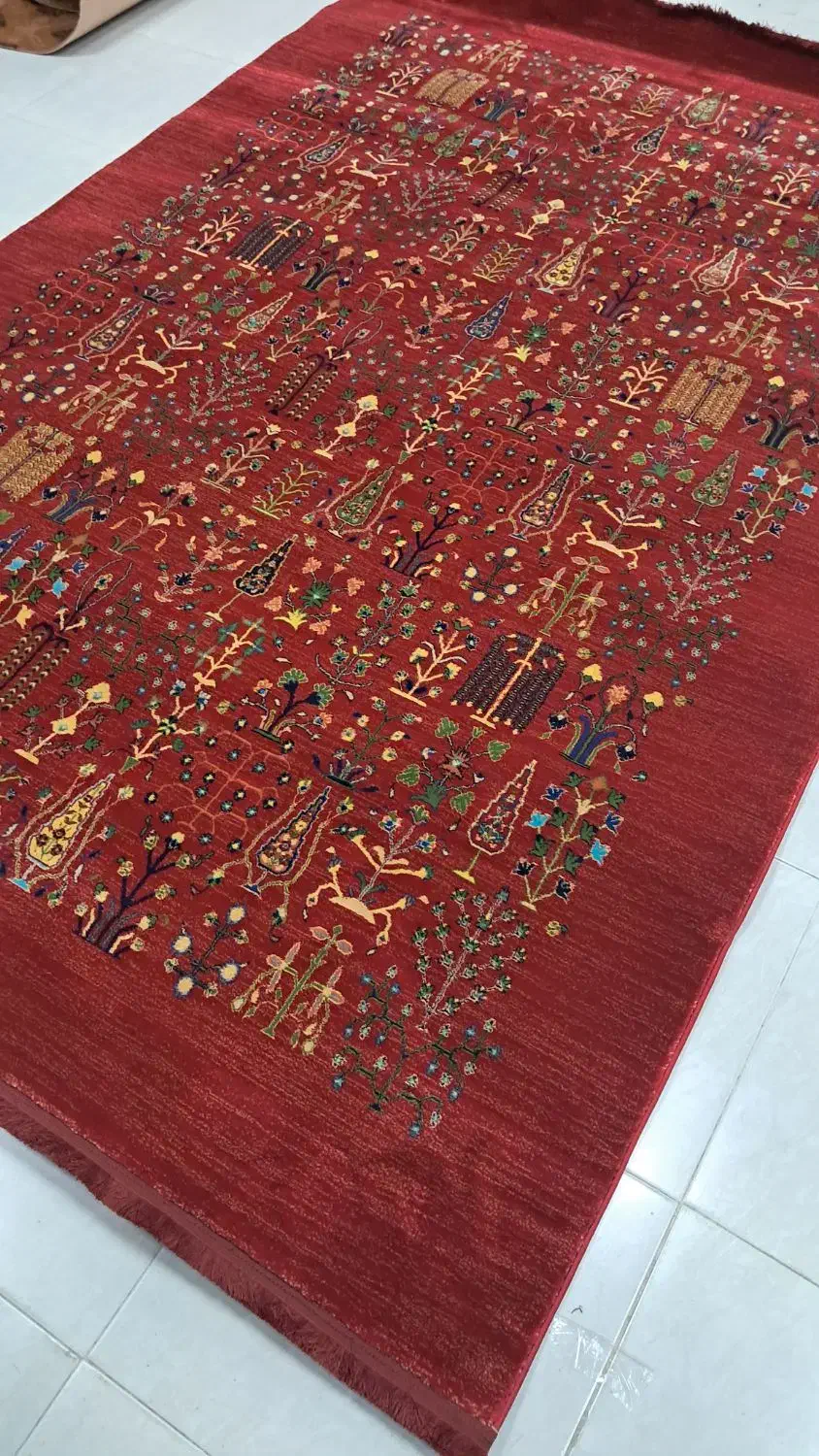 فرش ۶متری طرح ستنی بلوچ عشایر|فرش|قم, نیروگاه|دیوار