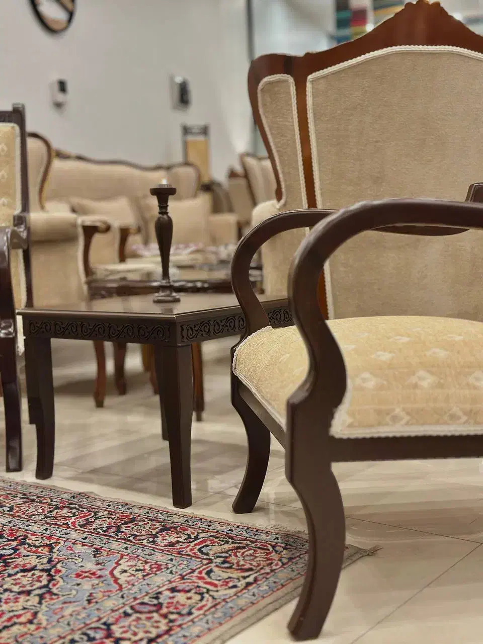 مبلمان استیل اتریشی تمام چوب|مبلمان خانگی و میز عسلی|تهران, اختیاریه|دیوار