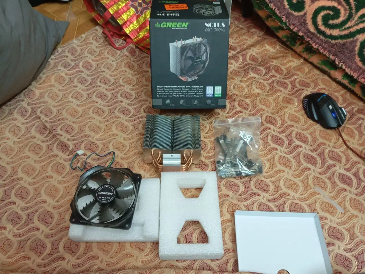 فن سی پی یو نوتوس موس گیمینک|قطعات و لوازم جانبی رایانه|اسلامشهر, شهرک الهیه|دیوار