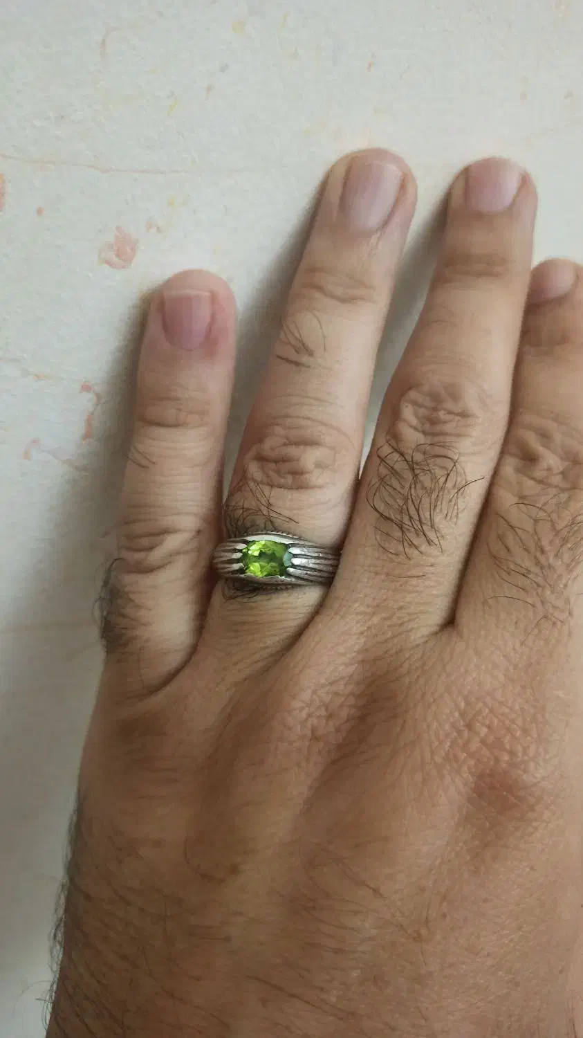 انگشتر زبرجد قدیمی رکاب دستساز|جواهرات|بندرعباس, |دیوار