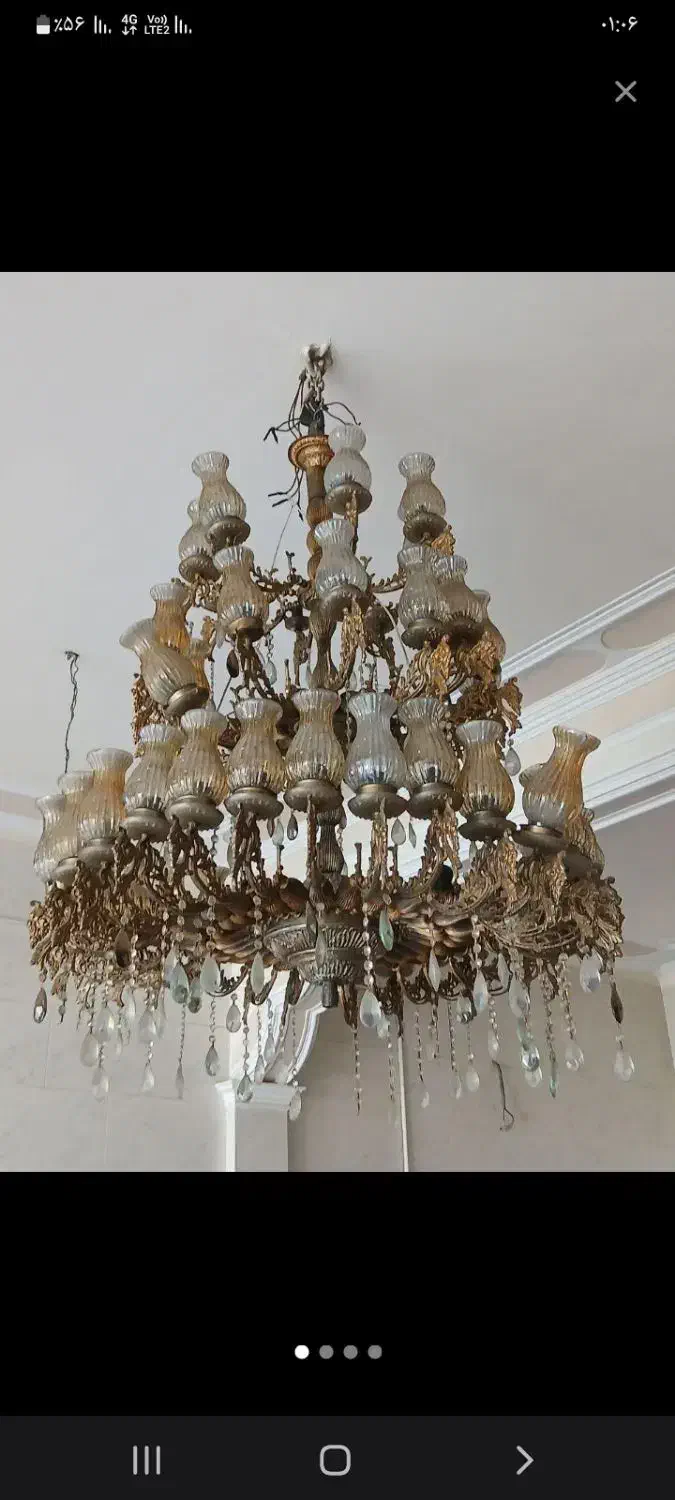 فروش و خرید وسایل دکوری برنز اینه کنسول لوستر|لوستر و چراغ آویز|تبریز, |دیوار