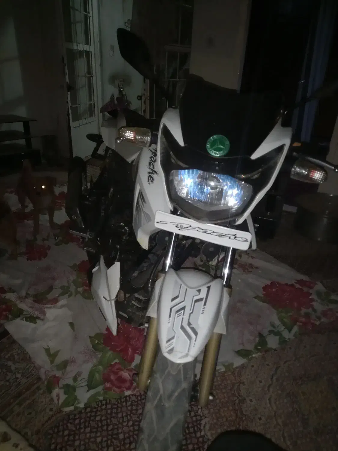 موتورآپاچی مدل ۹۲ بشرط .سالم .ازنظرموتورسالم|موتورسیکلت|خرمدره, |دیوار